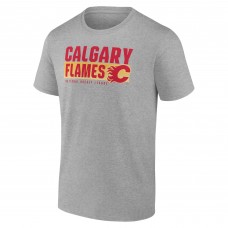 Calgary Flames Jet Speed T-Shirt - Heathered Gray