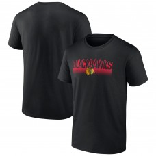 Chicago Blackhawks Solid Formation T-Shirt - Black