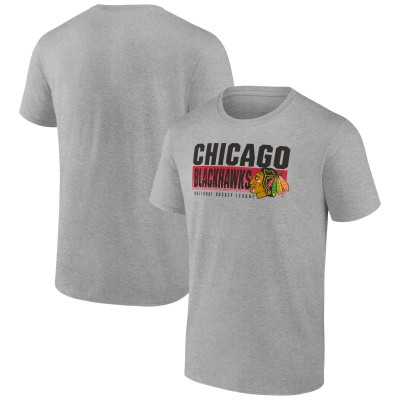 Футболка Chicago Blackhawks Jet Speed - Heathered Gray