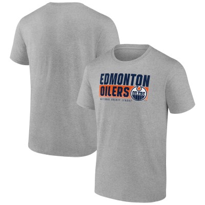 Футболка Edmonton Oilers Jet Speed - Heathered Gray