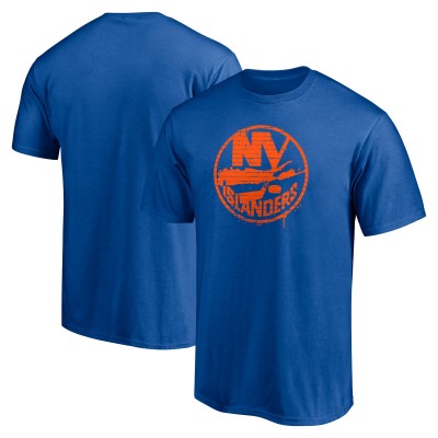 New York Islanders Royal Hometown Collection Push Ahead T-Shirt