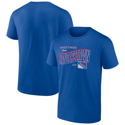 New York Rangers Blue Ice Cluster T-Shirt