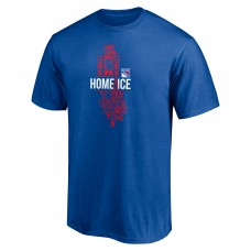 Футболка New York Rangers Blue Hometown Collection Push Ahead Футболка New York Rangers Blue Hometown Collection Push Ahead