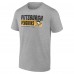 Футболка Pittsburgh Penguins Heathered Gray Jet Speed