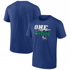 Vancouver Canucks Blue Ice Cluster T-Shirt