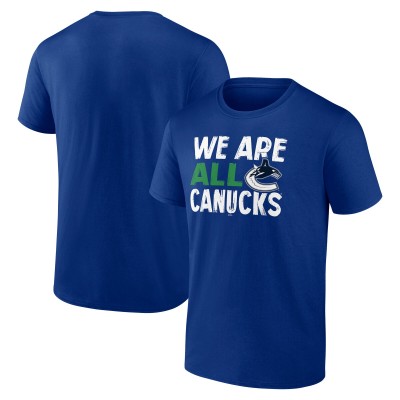 Vancouver Canucks Blue Hometown Collection Push Ahead T-Shirt