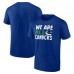 Vancouver Canucks Blue Hometown Collection Push Ahead T-Shirt