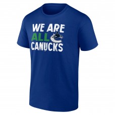 Vancouver Canucks Blue Hometown Collection Push Ahead T-Shirt