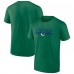 Vancouver Canucks Green Solid Formation T-Shirt