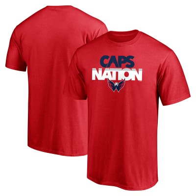 Футболка Washington Capitals Fanatics Hometown Collection Push Ahead - Red