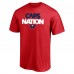 Футболка Washington Capitals Fanatics Hometown Collection Push Ahead - Red