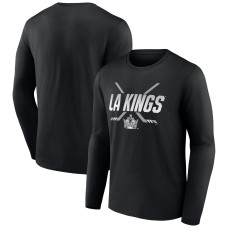 Los Angeles Kings Black Team Covert Long Sleeve T-Shirt Los Angeles Kings Black Team Covert Long Sleeve T-Shirt