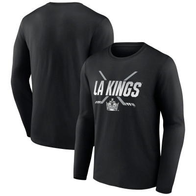 Los Angeles Kings Black Team Covert Long Sleeve T-Shirt