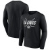 Los Angeles Kings Black Team Covert Long Sleeve T-Shirt