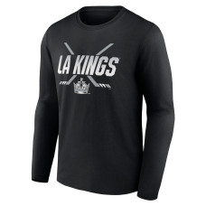 Los Angeles Kings Black Team Covert Long Sleeve T-Shirt Los Angeles Kings Black Team Covert Long Sleeve T-Shirt