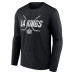 Los Angeles Kings Black Team Covert Long Sleeve T-Shirt