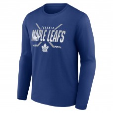 Футболка с длинным рукавом Toronto Maple Leafs Blue Covert