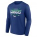 Vancouver Canucks Blue Covert Long Sleeve T-Shirt
