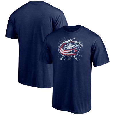 Футболка Columbus Blue Jackets Snow Logo - Navy