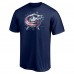 Футболка Columbus Blue Jackets Snow Logo - Navy