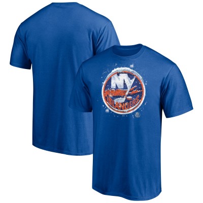 New York Islanders Royal Snow Logo T-Shirt
