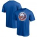 New York Islanders Royal Snow Logo T-Shirt