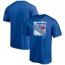 New York Rangers Blue Snow Logo T-Shirt New York Rangers Blue Snow Logo T-Shirt