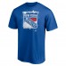 Футболка New York Rangers Blue Snow Logo