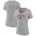 Футболка Chicago Blackhawks Womens Team Arc V-Neck - Gray