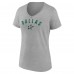 Футболка Dallas Stars Womens Team Arc V-Neck - Gray