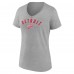 Футболка Detroit Red Wings Womens Team Arc V-Neck - Gray