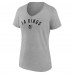 Футболка Los Angeles Kings Womens Team Arc V-Neck - Gray