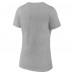 Футболка Philadelphia Flyers Womens Team Arc V-Neck - Gray