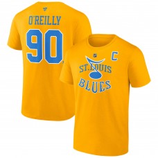 St. Louis Blues Ryan OReilly Fanatics Yellow Special Edition 2.0 Name & Number T-Shirt