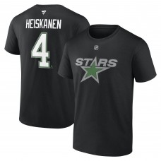 Miro Heiskanen Dallas Stars Special Edition 2.0 Name & Number T-Shirt - Black