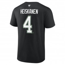 Miro Heiskanen Dallas Stars Special Edition 2.0 Name & Number T-Shirt - Black