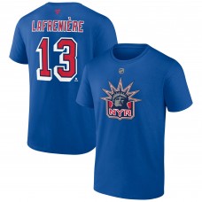 Alexis Lafreniere New York Rangers Fanatics Branded Special Edition 2.0 Name &amp; Number T-Shirt - Royal