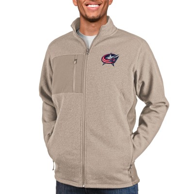 Кофта Columbus Blue Jackets Antigua Course - Oatmeal