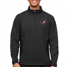 Кофта на молнии Arizona Coyotes Antigua Course - Heather Black