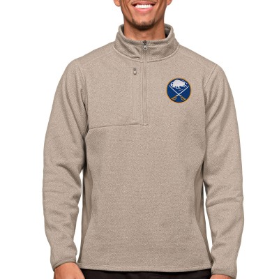 Кофта на молнии Buffalo Sabres Antigua Course - Oatmeal