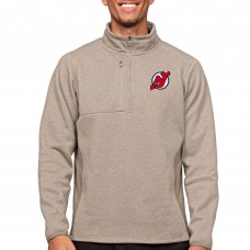 Кофта на молнии New Jersey Devils Antigua Course - Oatmeal