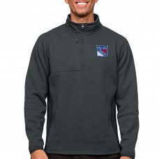 Кофта на молнии New York Rangers Antigua Course - Heather Charcoal