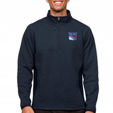 Кофта на молнии New York Rangers Antigua Course - Heather Navy