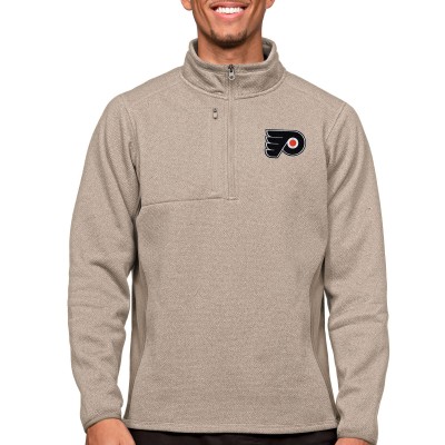 Кофта на молнии Philadelphia Flyers Antigua Course - Oatmeal