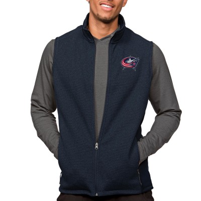 Жилетка Columbus Blue Jackets Antigua Course - Heather Navy