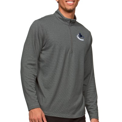 Кофта на молнии Vancouver Canucks Antigua Epic - Heather Charcoal