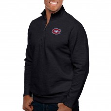 Кофта на короткой молнии Montreal Canadiens Antigua Gambit - Heather Black