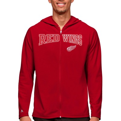 Толстовка на молнии Detroit Red Wings Antigua Legacy - Red