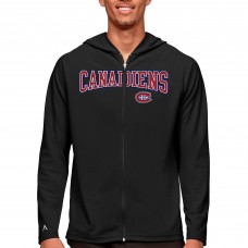 Толстовка на молнии Montreal Canadiens Antigua Legacy - Black