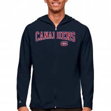 Толстовка на молнии Montreal Canadiens Antigua Legacy - Navy